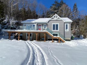 Relaxation at its best at our lakefront cottage on private road